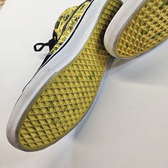 VANS SpongeBob SquarePants x Mike Gigliotti Skate Sk8- High Black Gold Mens 13 - Picture 5 of 11